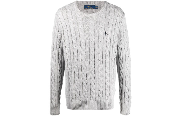 Вязаный свитер крупной вязкой Polo Ralph Lauren, серый
Вязаный свитер крупной вязкой Polo Ralph Lauren, серый