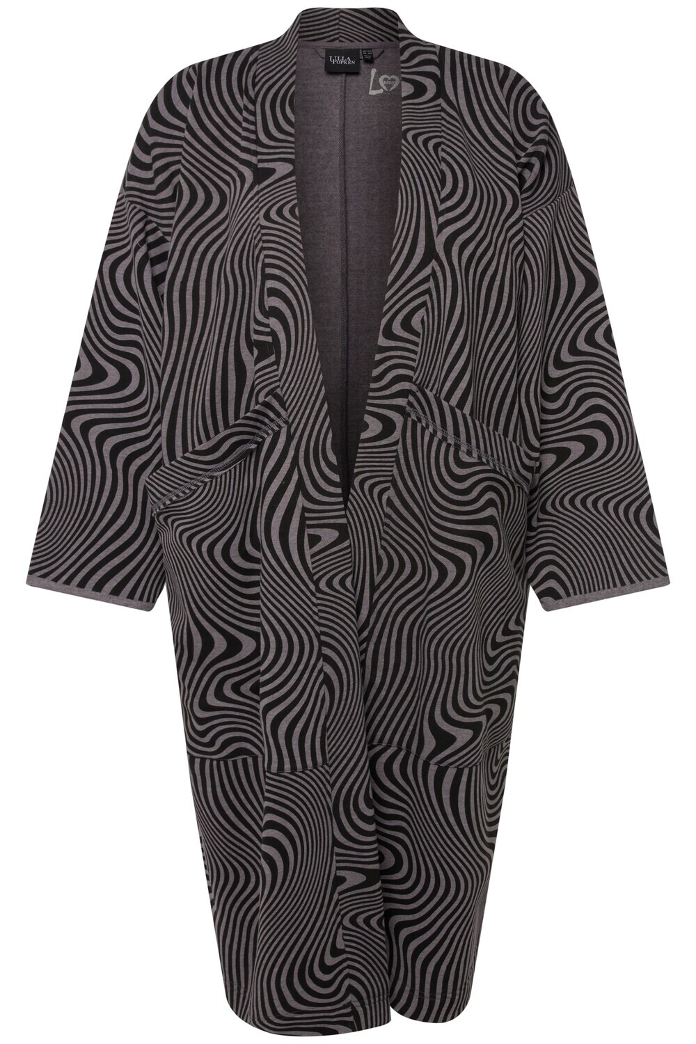 Толстовка на молнии Ulla Popken, черный
Толстовка на молнии Ulla Popken, черный