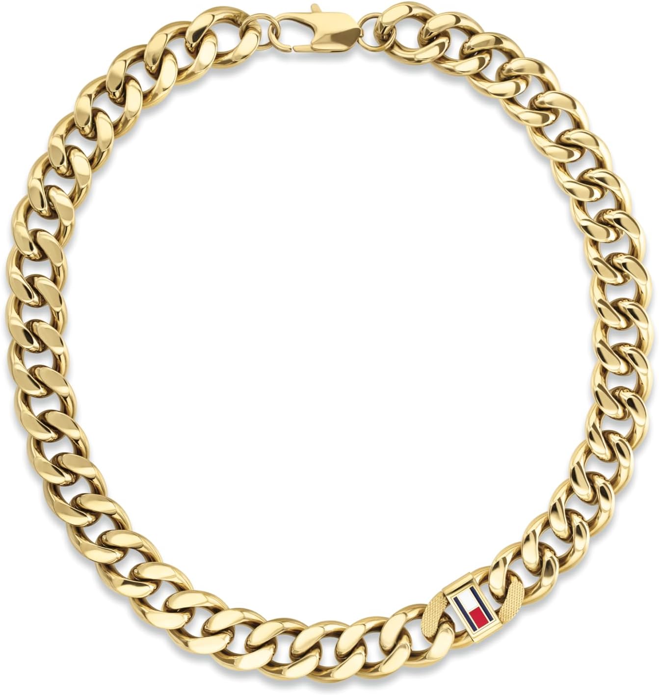 Мужское ожерелье-цепочка Tommy Hilfiger из нержавеющей стали - стильное украшение с застежкой-карабином - подходит для повседневных и торжественных случаев - модный аксессуар, подарок для него, Gold Plated
Мужское ожерелье-цепочка Tommy Hilfiger из нержавеющей стали - стильное украшение с застежкой-карабином - подходит для повседневных и торжественных случаев - модный аксессуар, подарок для него, Gold Plated