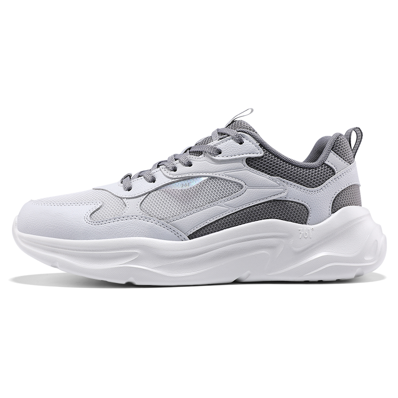 361° Низкие повседневные туфли с противоскользящим и износостойким покрытием, мужские, серо-белые
361° Низкие повседневные туфли с противоскользящим и износостойким покрытием, мужские, серо-белые