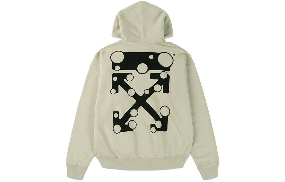 Толстовка мужская Off-White Bubble Arrow Skate, хаки 
Толстовка мужская Off-White Bubble Arrow Skate, хаки