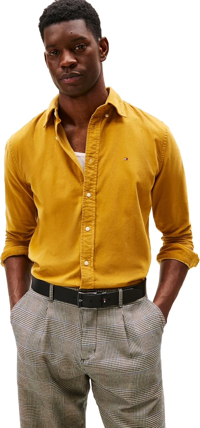 Мужская рубашка Tommy Hilfiger Cordour с длинным рукавом и застежкой на пуговицы, классический крой, Countryside Yellow Cord
Мужская рубашка Tommy Hilfiger Cordour с длинным рукавом и застежкой на пуговицы, классический крой, Countryside Yellow Cord