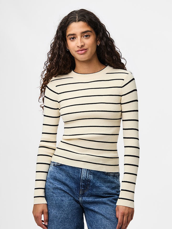 Pieces Футболка с длинными рукавами "Pcmira" кремового/черного цвета
Pieces Футболка с длинными рукавами "Pcmira" кремового/черного цвета