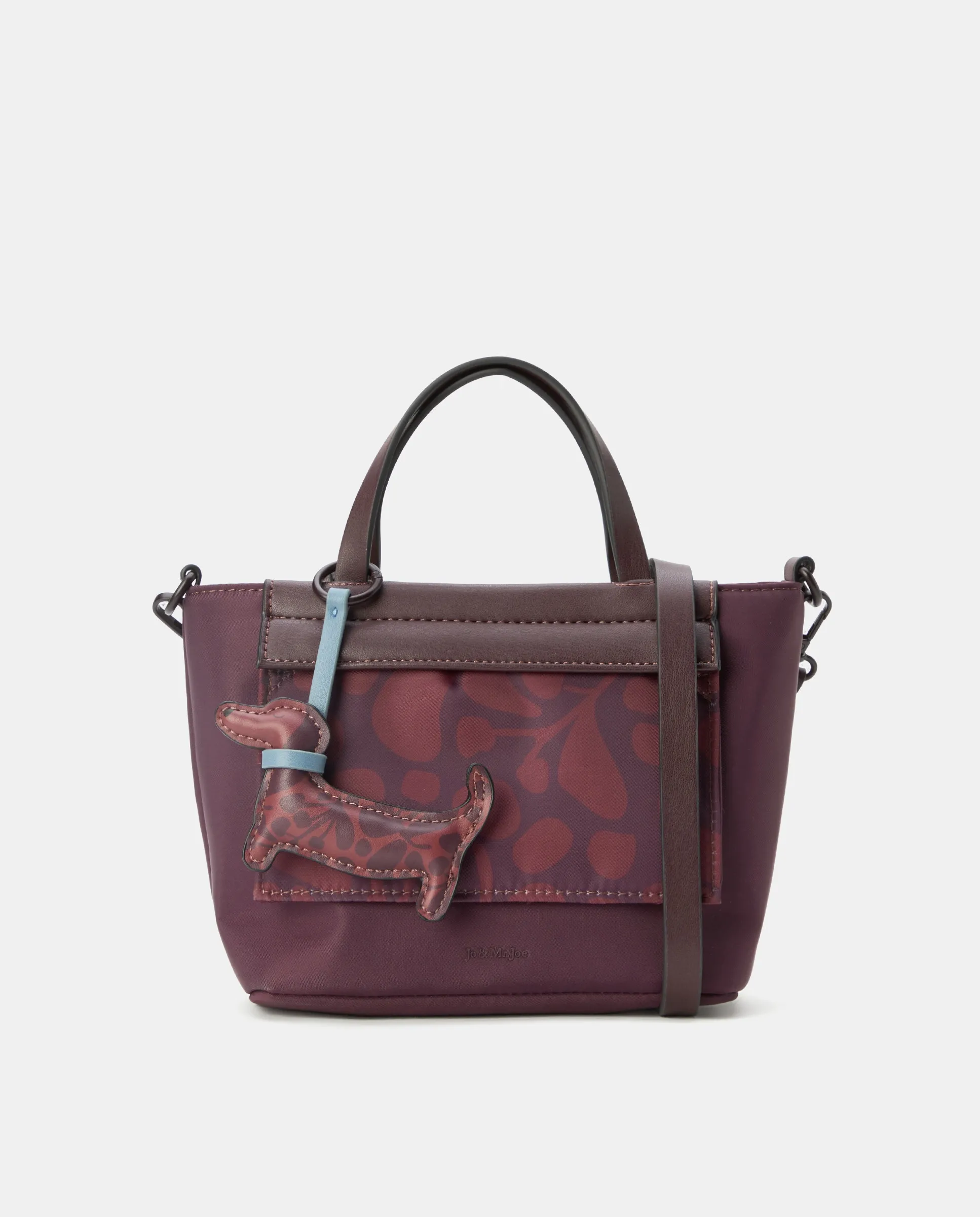 Сумка ручная с передним карманом принт реверсивная Jo & Mr. Joe, бордовый
Сумка ручная с передним карманом принт реверсивная Jo & Mr. Joe, бордовый