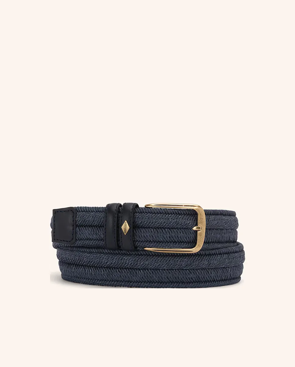 Плетеный пояс Lottusse, синий
Плетеный пояс Lottusse, синий