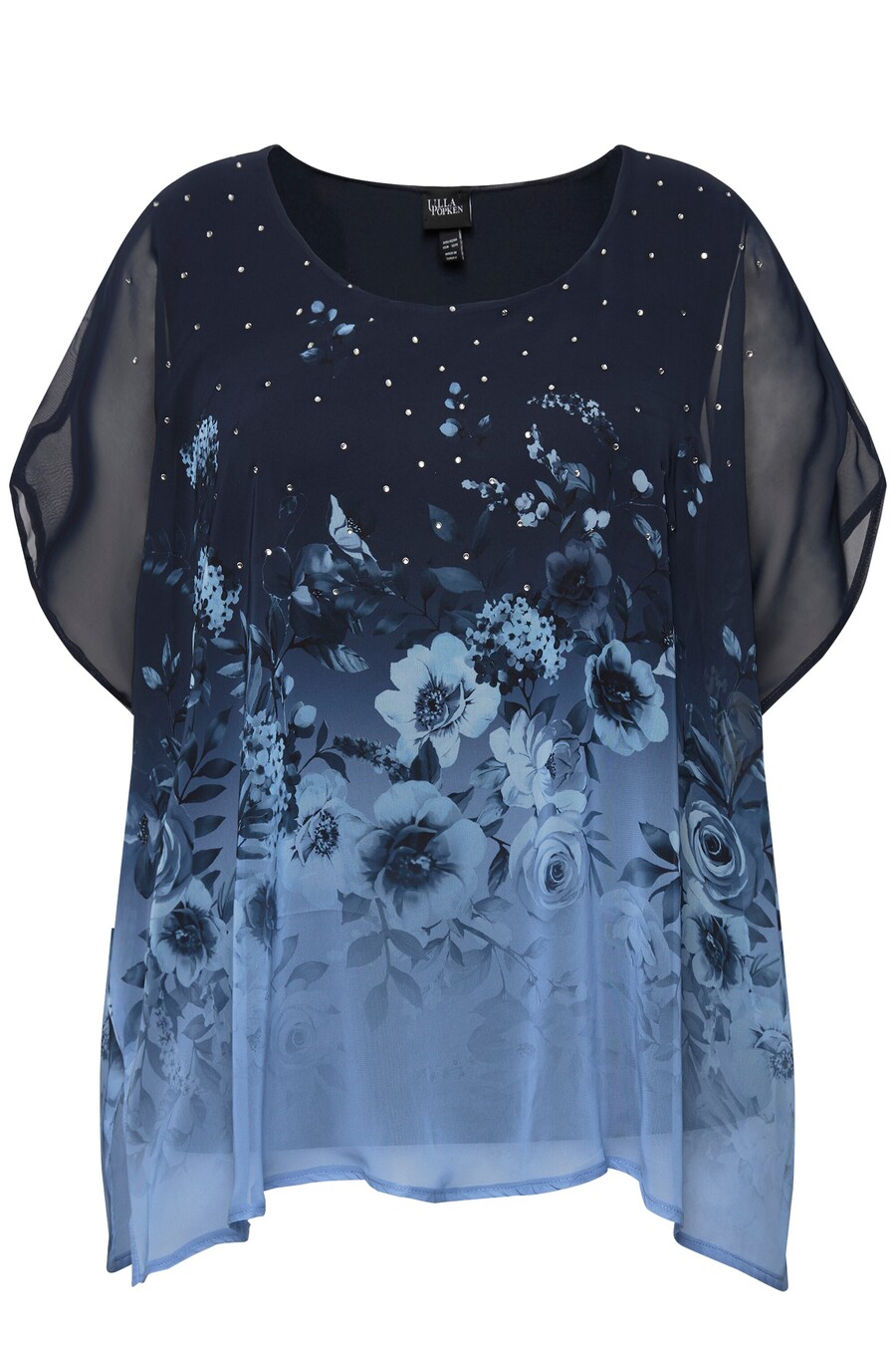 Блуза Ulla Popken, темно-синий/светло-синий
Блуза Ulla Popken, темно-синий/светло-синий
