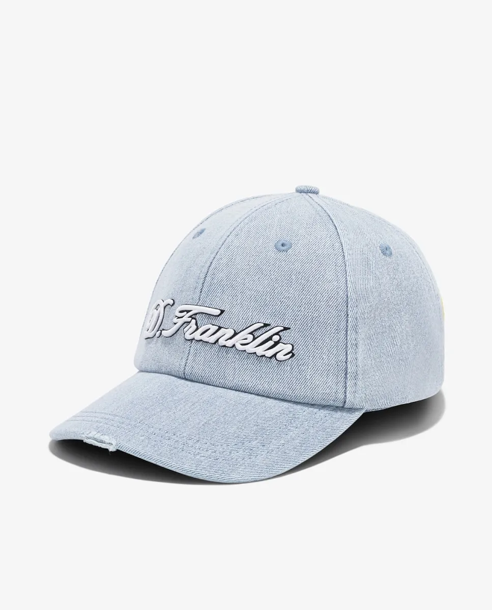 Хлопковая кепка с джинсовым эффектом D.Franklin, светло-голубой
Хлопковая кепка с джинсовым эффектом D.Franklin, светло-голубой