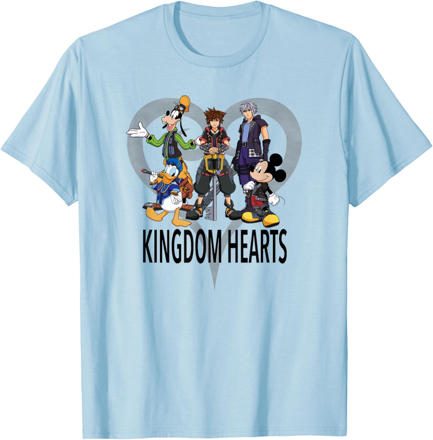 Футболка Disney Kingdom Hearts III с персонажами и символами, синяя
Футболка Disney Kingdom Hearts III с персонажами и символами, синяя