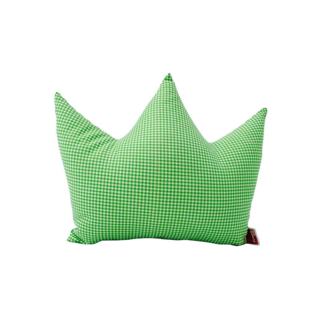 POWER INN Подушка-корона, маленькая, ок. 30x24см | Мягкая подушка для сна и сна | Детская подушка для игр и обнимашек | Детская подушка в подарок на рождение| 100 % хлопок, 100 волокнистый наполнитель премиум-класса (зеленая клетка).
POWER INN Подушка-корона, маленькая, ок. 30x24см | Мягкая подушка для сна и сна | Детская подушка для игр и обнимашек | Детская подушка в подарок на рождение| 100 % хлопок, 100 волокнистый наполнитель премиум-класса (зеленая клетка).