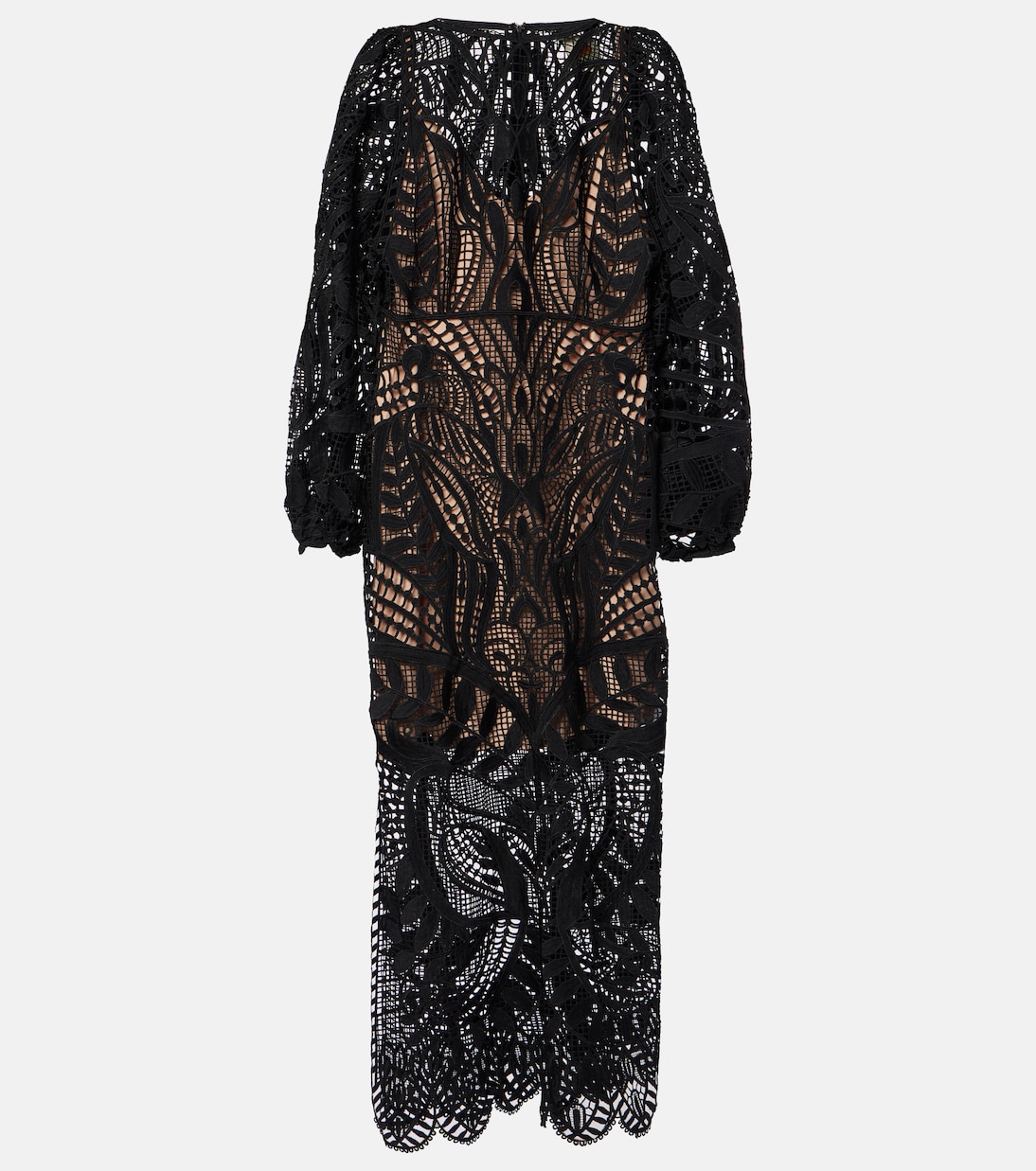 Платье макси из натурального гипюра и кружева Farm Rio, черный
Платье макси из натурального гипюра и кружева Farm Rio, черный