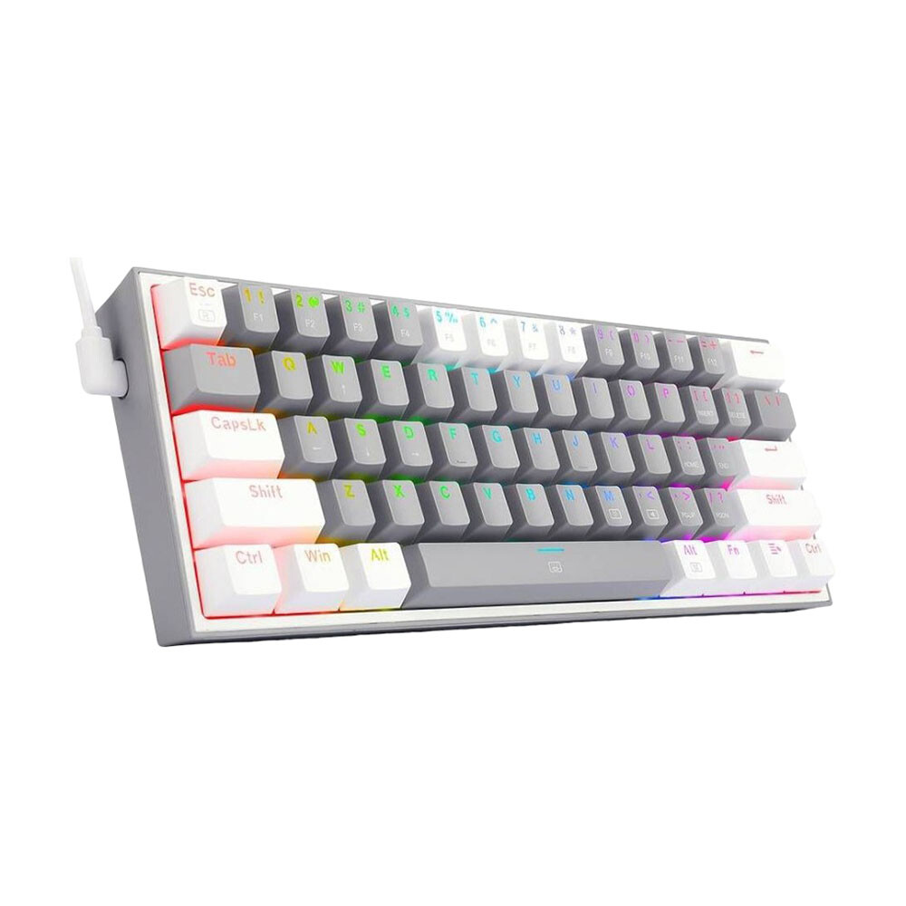 Клавиатура игровая Redragon Fizz K617, Red, серый/белый, английская раскладка
Клавиатура игровая Redragon Fizz K617, Red, серый/белый, английская раскладка