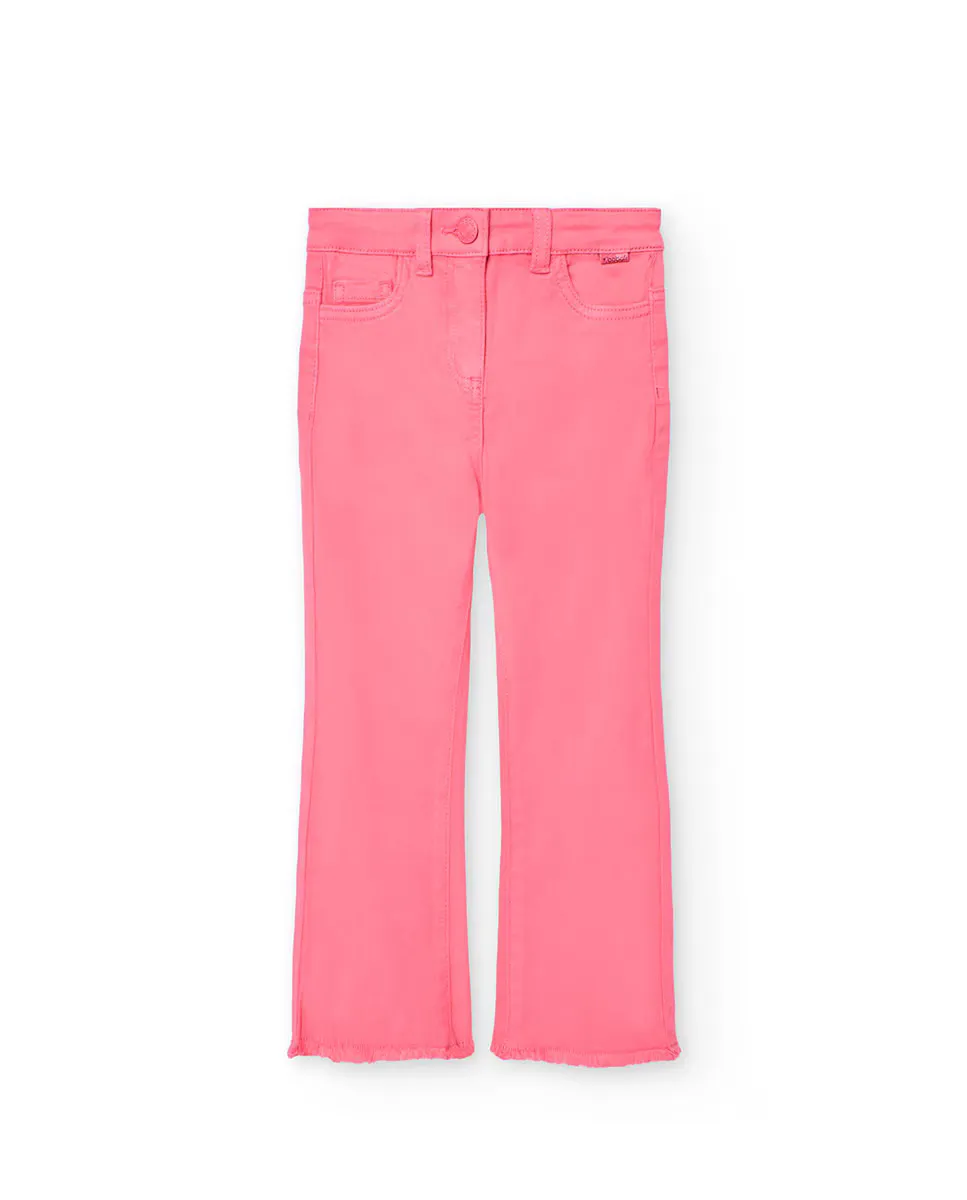 Брюки-клеш с пятью карманами и потертым подолом Boboli, цвет Rosa
Брюки-клеш с пятью карманами и потертым подолом Boboli, цвет Rosa