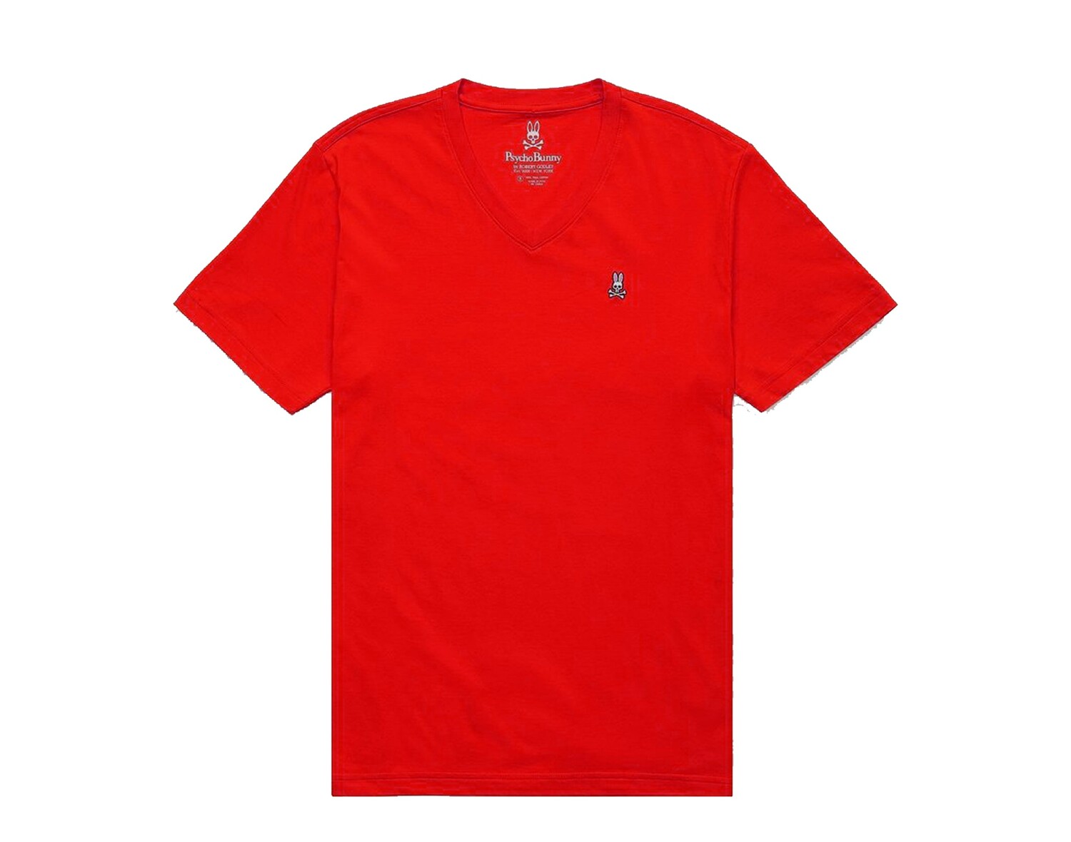 Классическая красная мужская футболка Psycho Bunny с v-образным вырезом для больших и высоких B9U100CRPC-BRI, красный
Классическая красная мужская футболка Psycho Bunny с v-образным вырезом для больших и высоких B9U100CRPC-BRI, красный