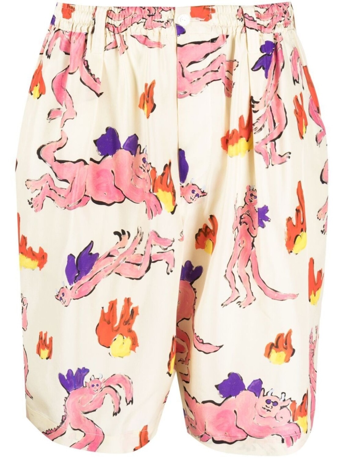 Marni шорты-бермуды с графичным принтом, нейтральный цвет
Marni шорты-бермуды с графичным принтом, нейтральный цвет