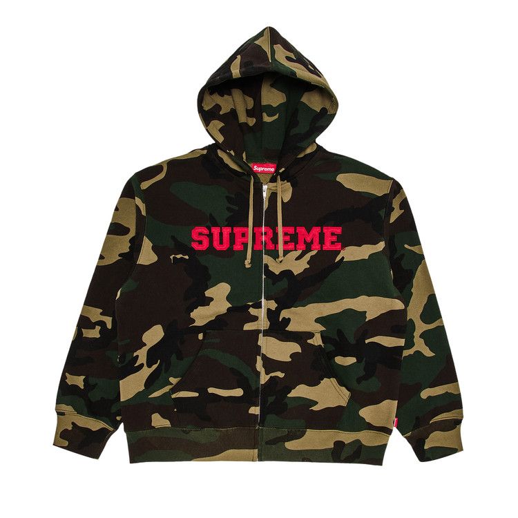 Толстовка Supreme Collegiate Appliqué Zip Up Hooded Sweatshirt, Woodland Camo
Толстовка Supreme Collegiate Appliqué Zip Up Hooded Sweatshirt, Woodland Camo