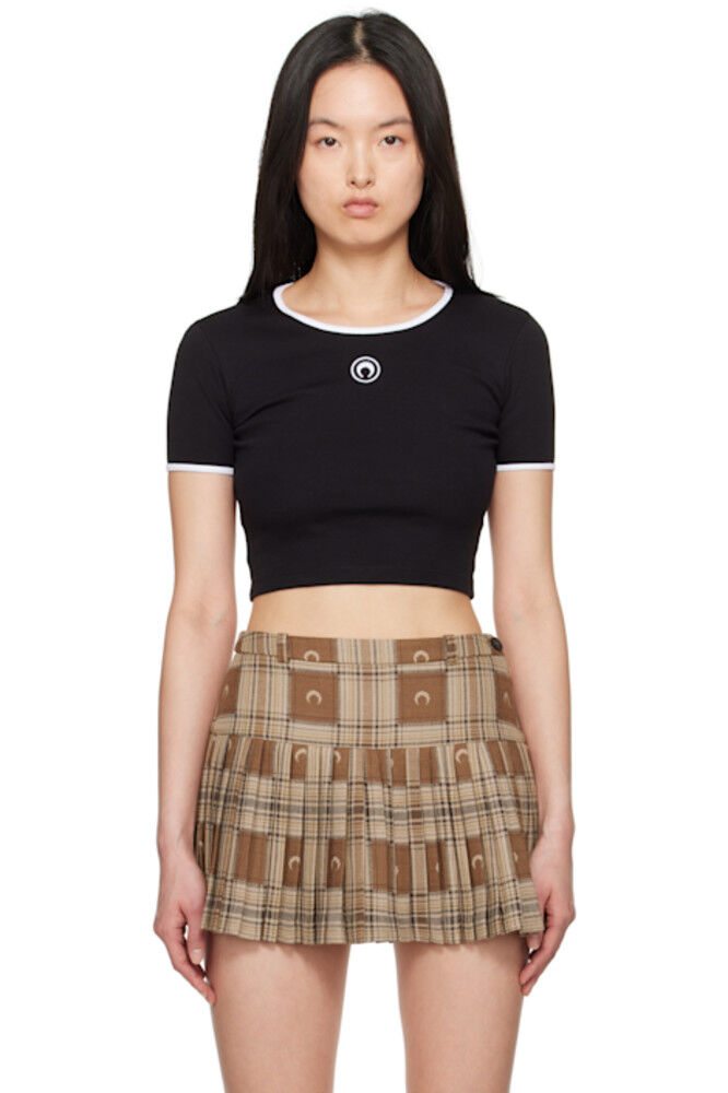 Укороченная футболка с логотипом Black Moon Marine Serre
Укороченная футболка с логотипом Black Moon Marine Serre