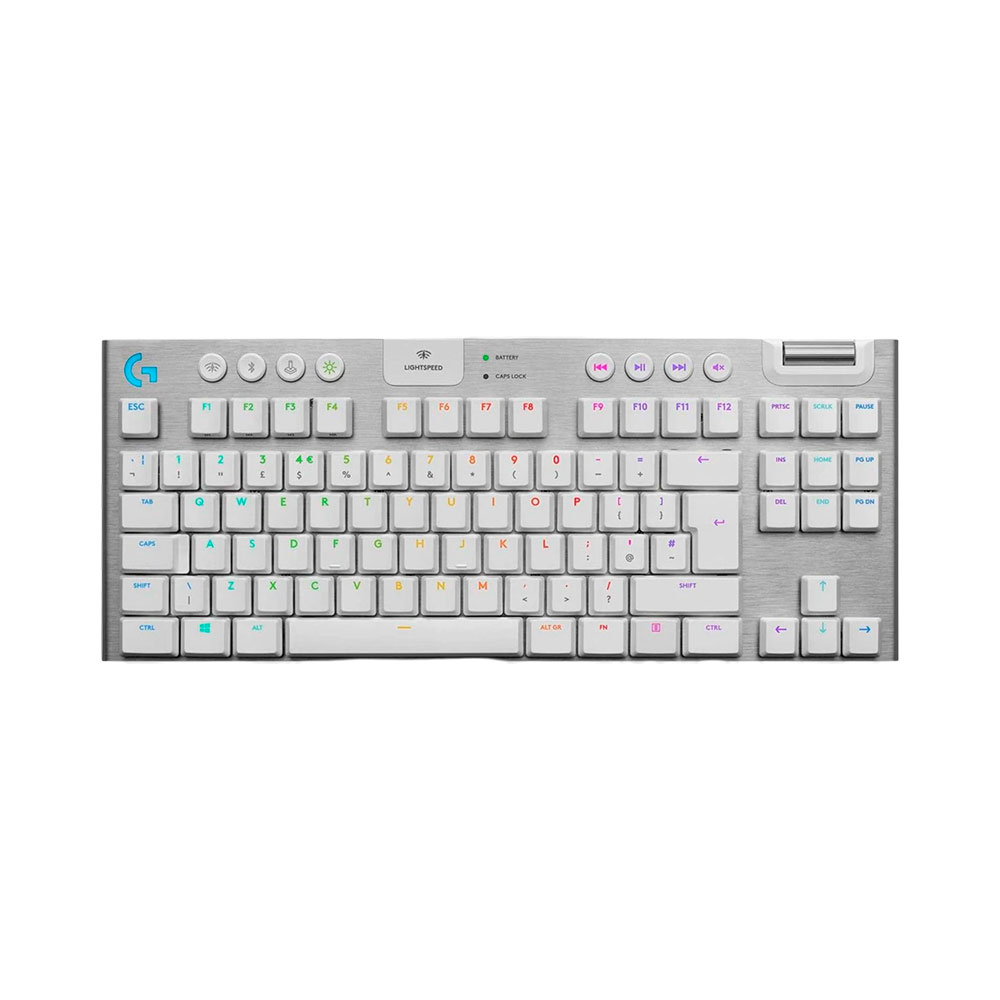 Игровая клавиатура Logitech G915 X Lightspeed TKL, Tactile, беспроводная, белый
Игровая клавиатура Logitech G915 X Lightspeed TKL, Tactile, беспроводная, белый