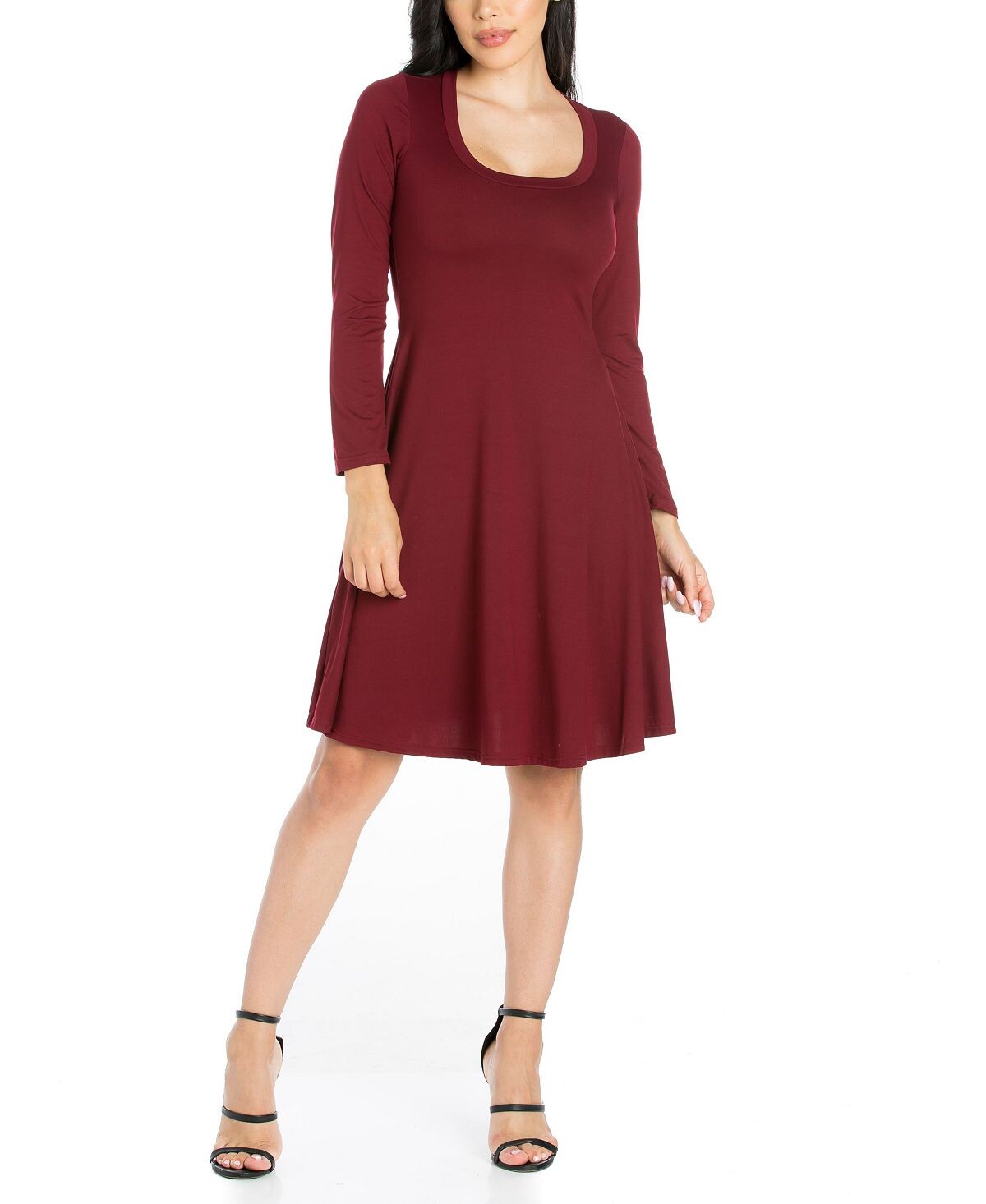 Женское классическое расклешенное мини-платье с длинными рукавами 24seven Comfort Apparel
Женское классическое расклешенное мини-платье с длинными рукавами 24seven Comfort Apparel