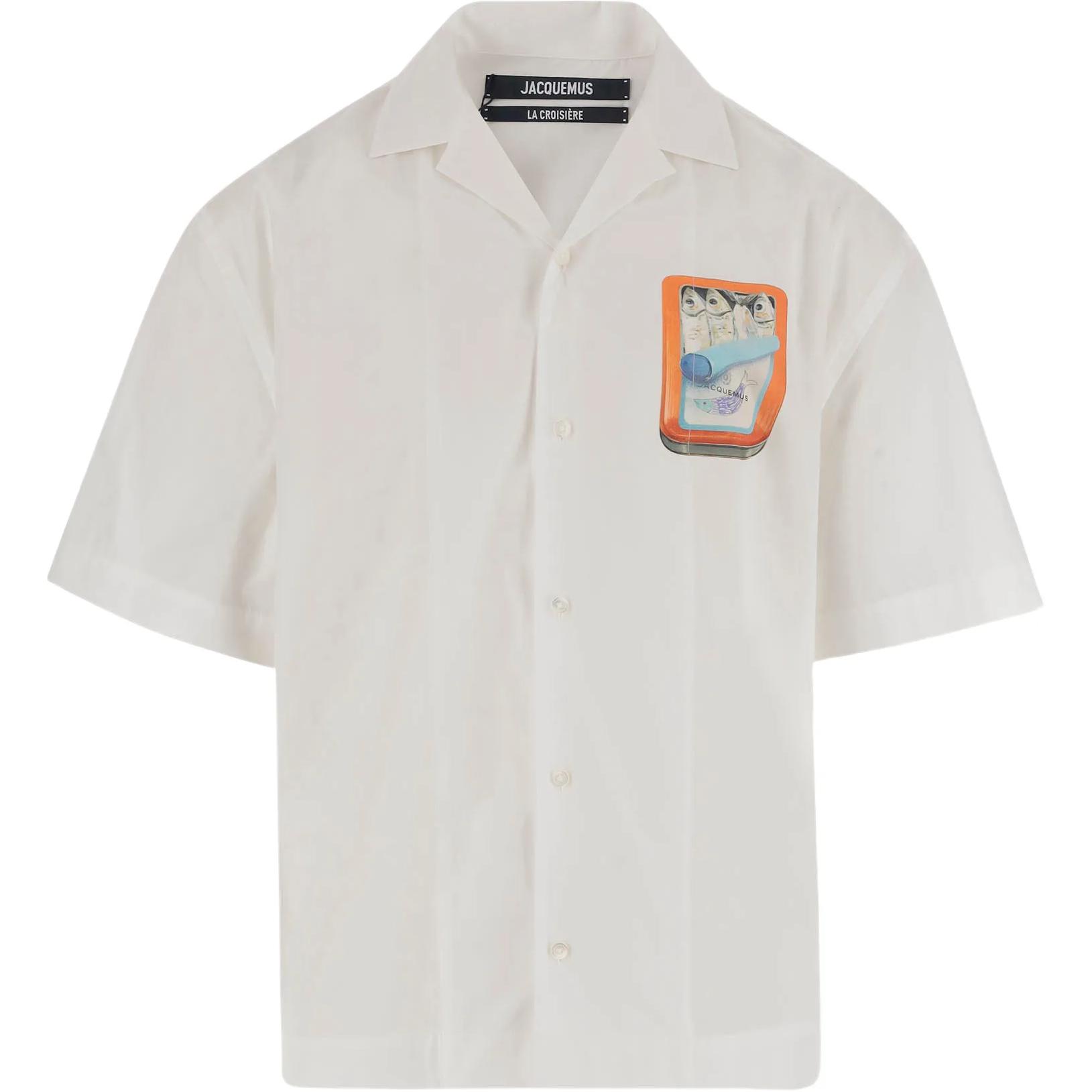 Графическая рубашка с принтом Jacquemus, белый
Графическая рубашка с принтом Jacquemus, белый
