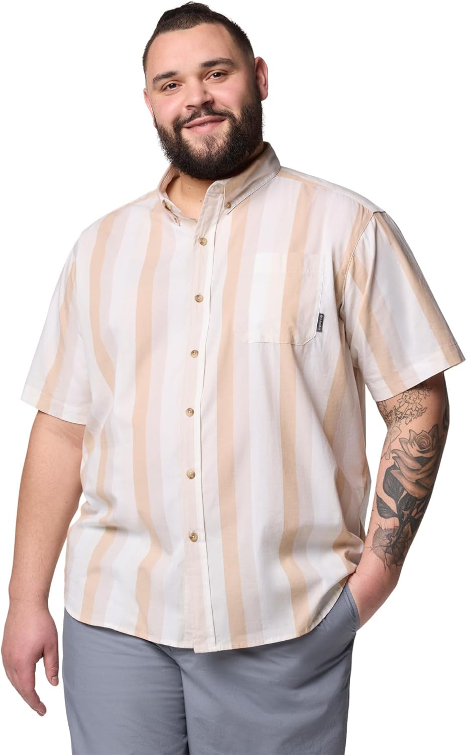 Columbia мужская рубашка Rapid Rivers II с коротким рукавом, Dark Stone Wide Stripe
Columbia мужская рубашка Rapid Rivers II с коротким рукавом, Dark Stone Wide Stripe