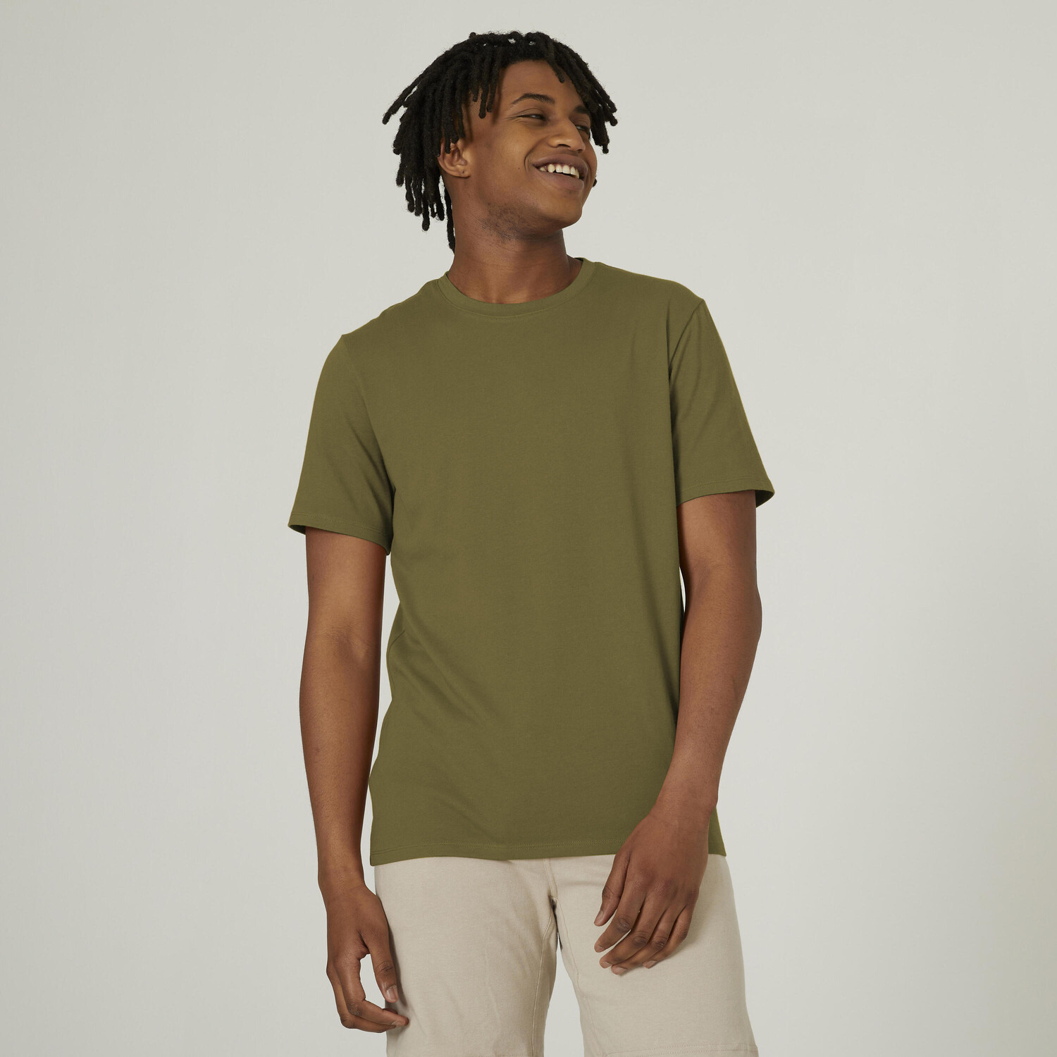 Мужская футболка Fitness 500 Straight Round Neck из хлопка - хаки коричневый DOMYOS, хаки зеленый
Мужская футболка Fitness 500 Straight Round Neck из хлопка - хаки коричневый DOMYOS, хаки зеленый
