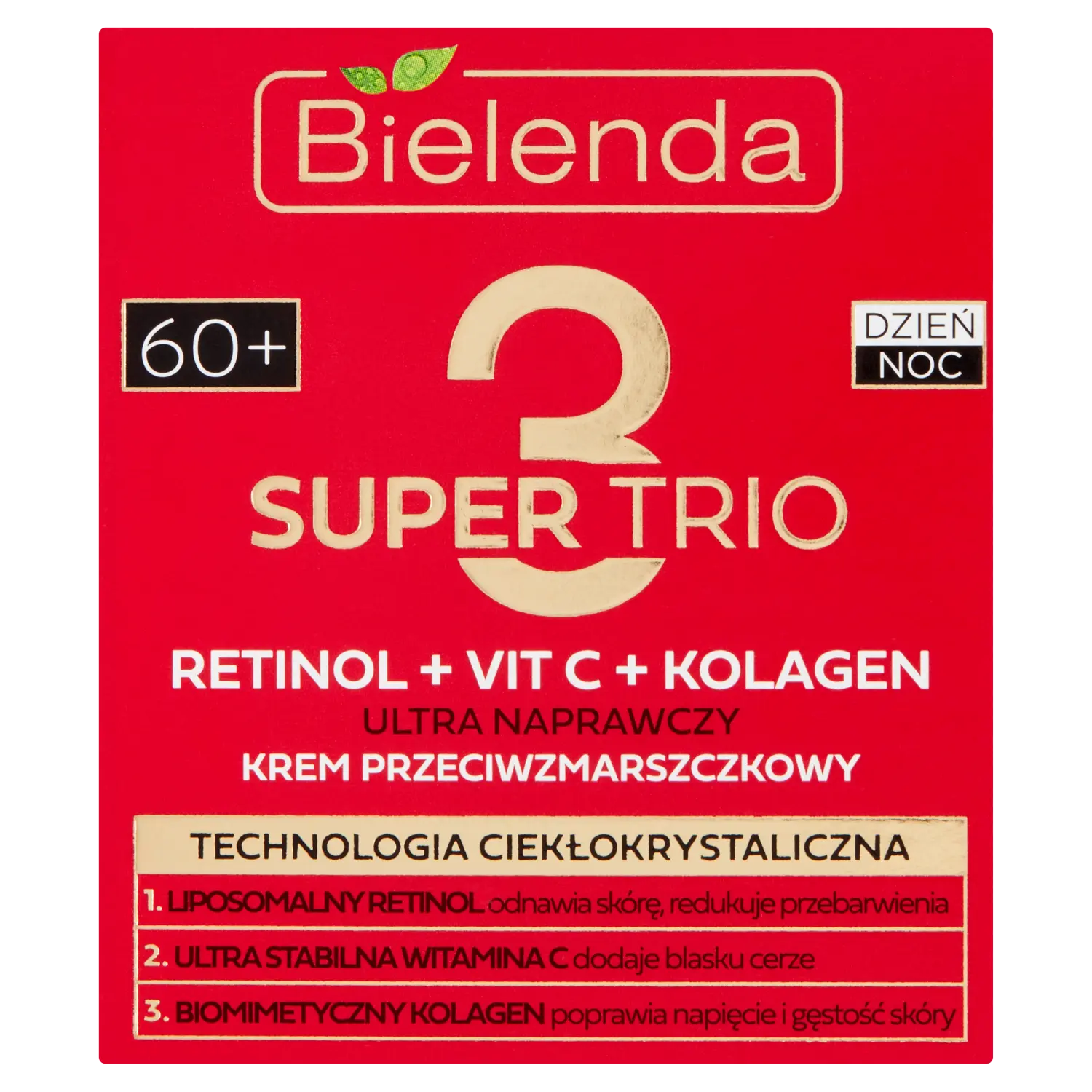 Bielenda Super Trio крем для лица против морщин 60+, 50 мл
Bielenda Super Trio крем для лица против морщин 60+, 50 мл