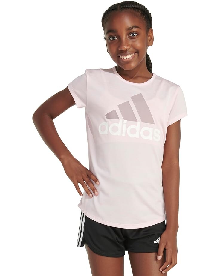 Футболка adidas Kids Essential Poly Melange Tee S24(Big Kid), цвет Med Pink
Футболка adidas Kids Essential Poly Melange Tee S24(Big Kid), цвет Med Pink
