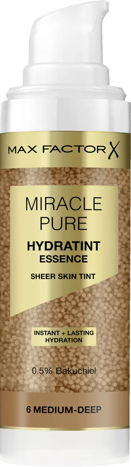 Тональный крем Max Factor Miracle Pure Hydratint Essence Foundation 6 Medium-Deep
Тональный крем Max Factor Miracle Pure Hydratint Essence Foundation 6 Medium-Deep