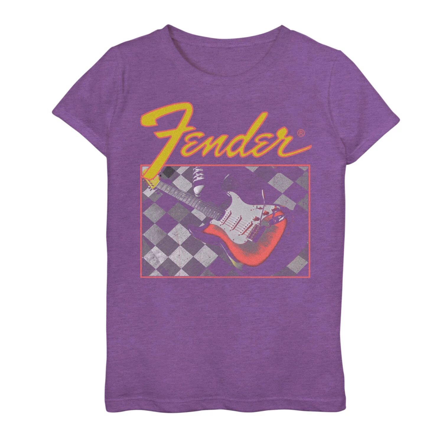 Футболка Fender Guitar Checkers для девочек 7–16 лет Licensed Character
Футболка Fender Guitar Checkers для девочек 7–16 лет Licensed Character