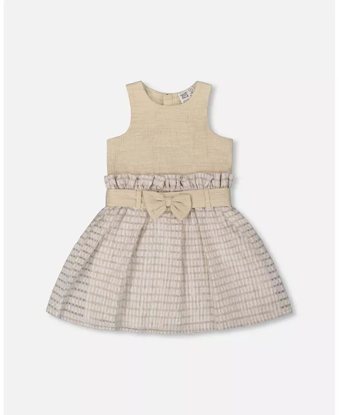 Платье для девочек из двух материалов с поясом бежевого цвета - Малыш|Ребенок Deux par Deux, коричневый/бежевый
Платье для девочек из двух материалов с поясом бежевого цвета - Малыш|Ребенок Deux par Deux, коричневый/бежевый