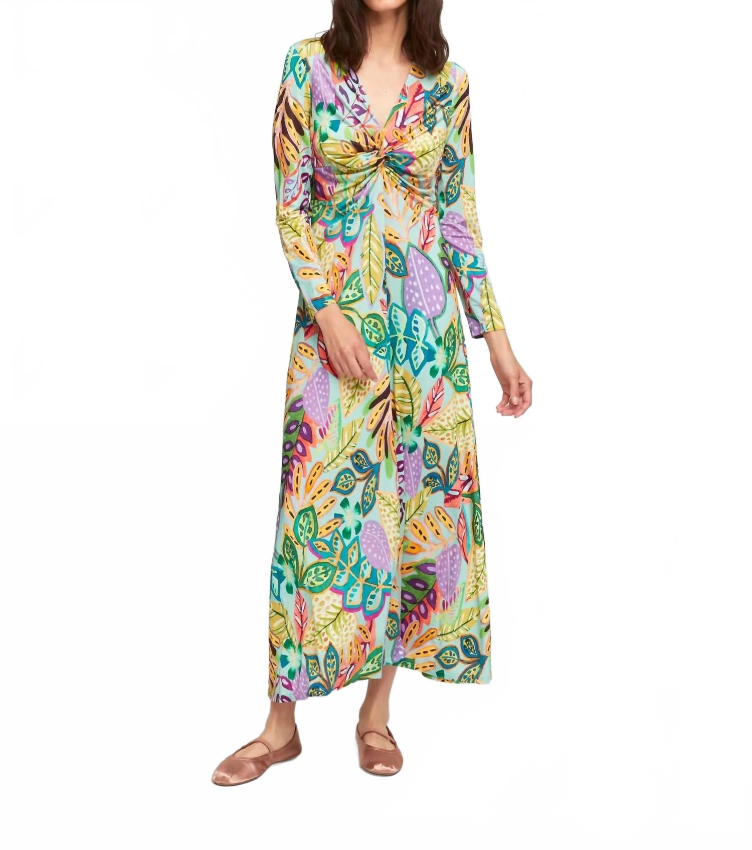 Платье макси Karla с длинными рукавами в бирюзовом цвете Aldo Martins
Платье макси Karla с длинными рукавами в бирюзовом цвете Aldo Martins