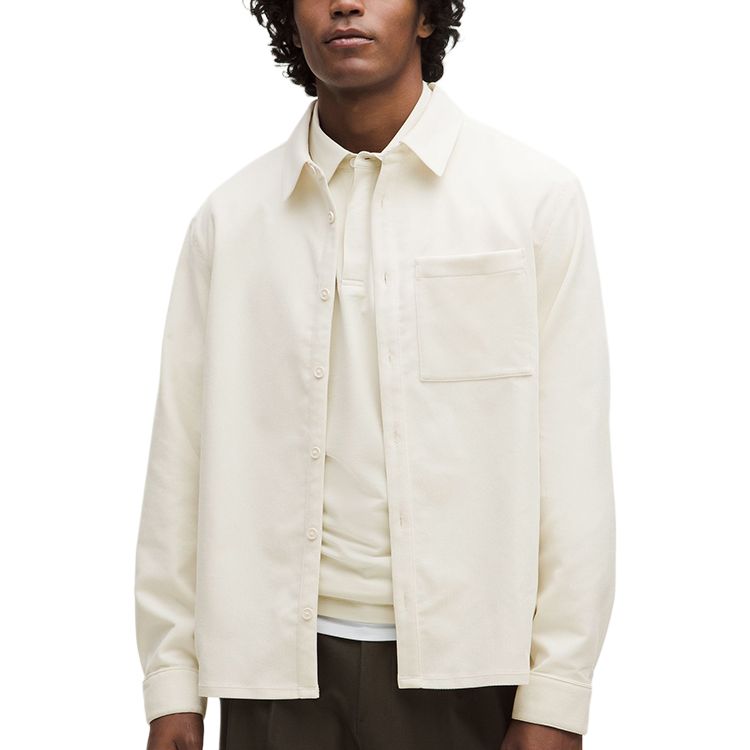 Мужская рубашка Lululemon, светлая слоновая кость
Мужская рубашка Lululemon, светлая слоновая кость