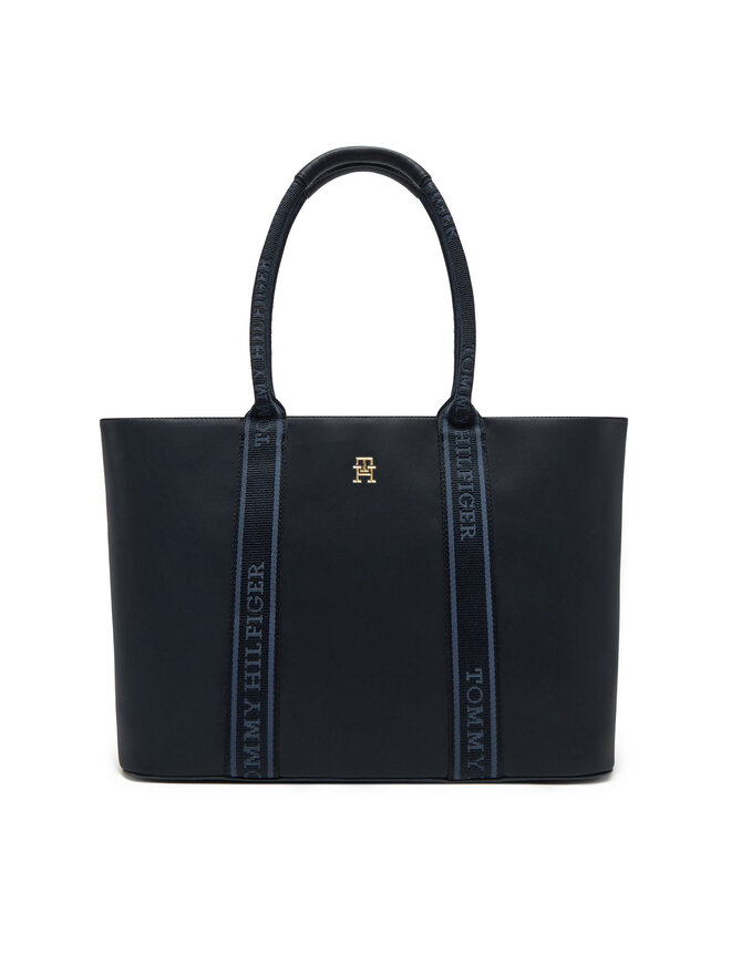 Сумочка Th Logotape Tote AW0AW17198 Tommy Hilfiger, синий
Сумочка Th Logotape Tote AW0AW17198 Tommy Hilfiger, синий