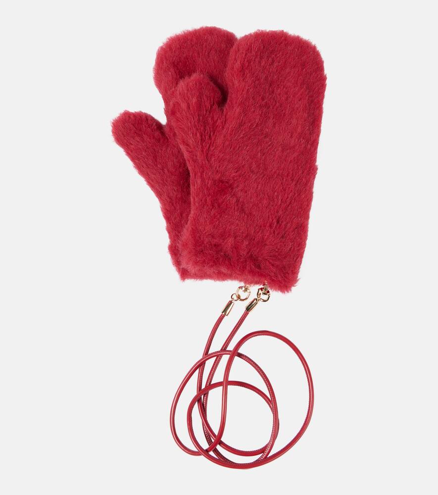 Вязаные варежки Ombrato из шерсти и шелка Max Mara, Rosso
Вязаные варежки Ombrato из шерсти и шелка Max Mara, Rosso