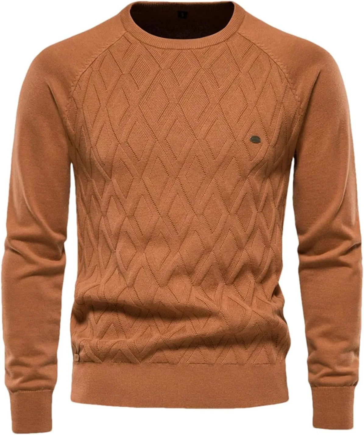 Мужской свитер с узором аргайл, о-шейк, длинный рукав Haitpant
Мужской свитер с узором аргайл, о-шейк, длинный рукав Haitpant