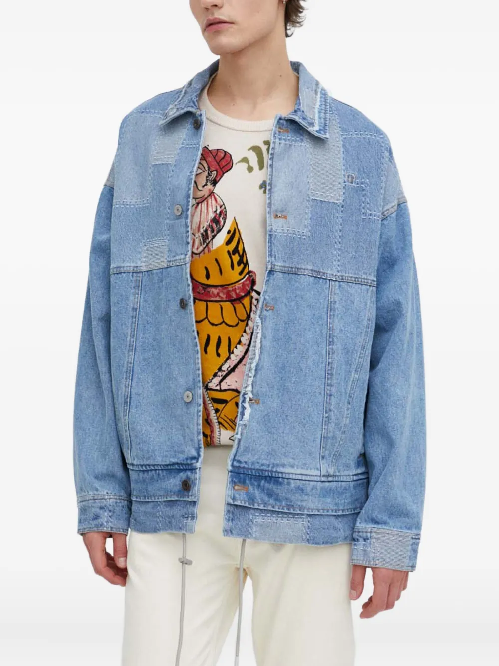 Джинсовая куртка с нашивкой-логотипом Desigual, синий
Джинсовая куртка с нашивкой-логотипом Desigual, синий