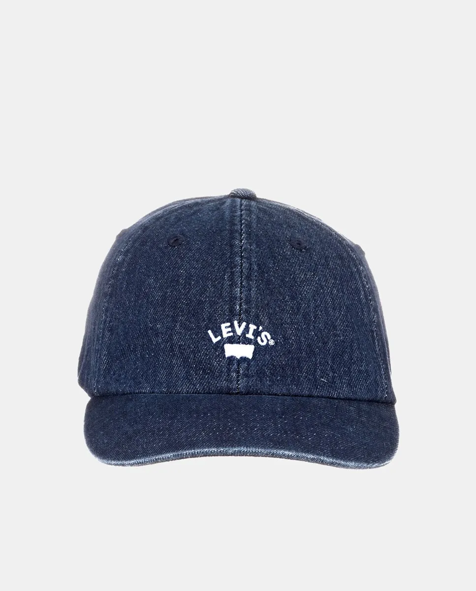 Черная хлопковая кепка с вышитым логотипом спереди Levi's, темно-синий
Черная хлопковая кепка с вышитым логотипом спереди Levi's, темно-синий