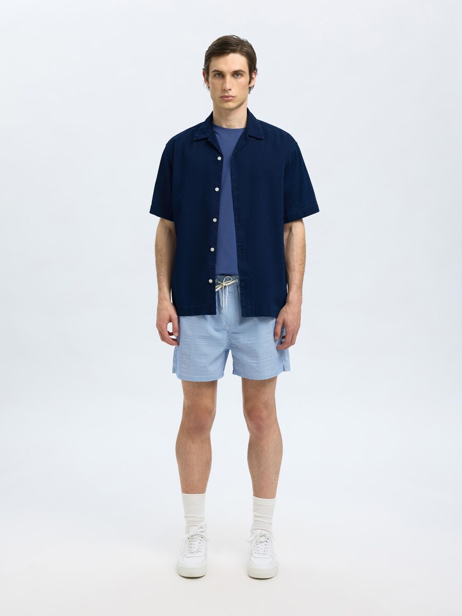 Рубашка на пуговицах Comfort fit SELECTED, темно-синий
Рубашка на пуговицах Comfort fit SELECTED, темно-синий