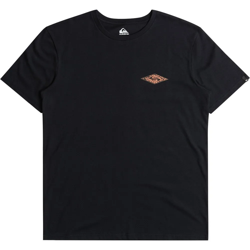 Футболка с коротким рукавом Quiksilver Fossilized, черный 
Футболка с коротким рукавом Quiksilver Fossilized, черный