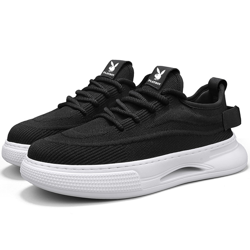 Playboy Скользоустойчивые износостойкие дышащие мужские скейтерские кеды лоу-топ черные, цвет Black
Playboy Скользоустойчивые износостойкие дышащие мужские скейтерские кеды лоу-топ черные, цвет Black