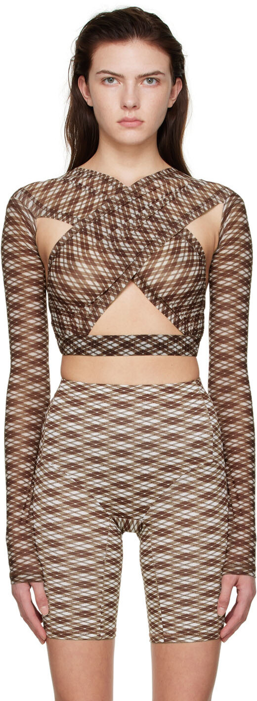 Коричневая блузка из полиэстера KNWLS, Коричневый, Коричневая блузка из полиэстера KNWLS
Коричневая блузка из полиэстера KNWLS, Коричневый, Коричневая блузка из полиэстера KNWLS