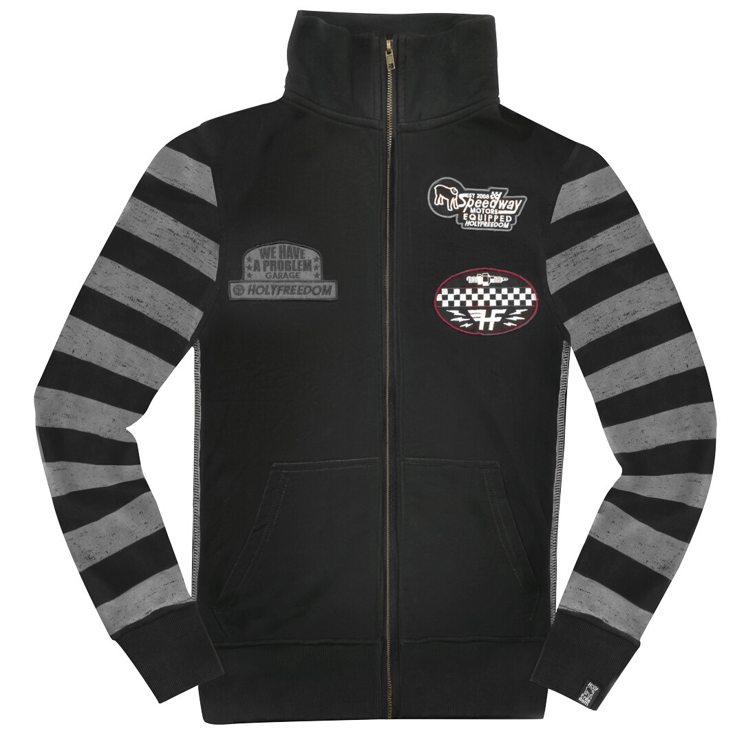 Свитшот HolyFreedom Leather 2021 на молнии, черный/серый
Свитшот HolyFreedom Leather 2021 на молнии, черный/серый