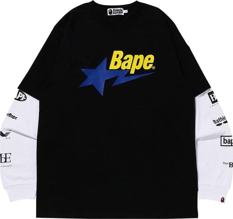 Лонгслив BAPE Sta Layerd Long-Sleeve Tee 'Black', черный
Лонгслив BAPE Sta Layerd Long-Sleeve Tee 'Black', черный