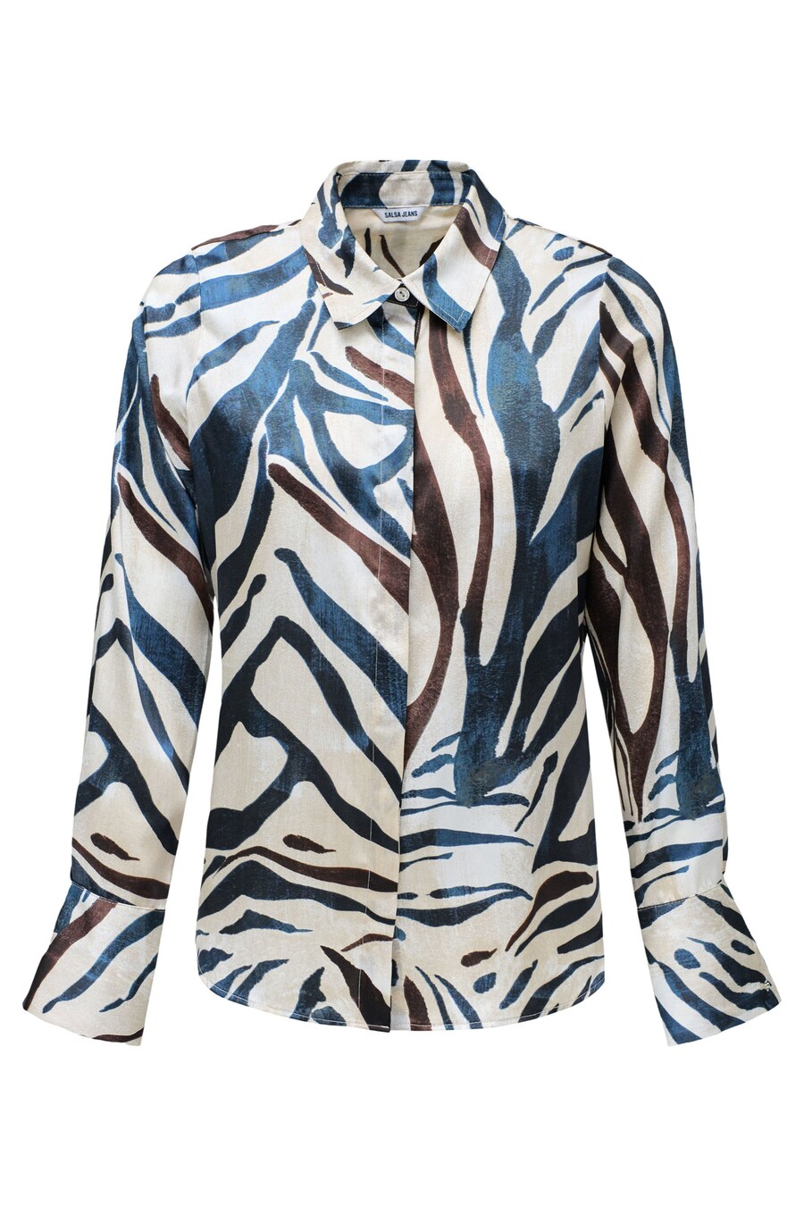 Блузка Salsa Jeans, цвет Blue/Brown/White 
Блузка Salsa Jeans, цвет Blue/Brown/White