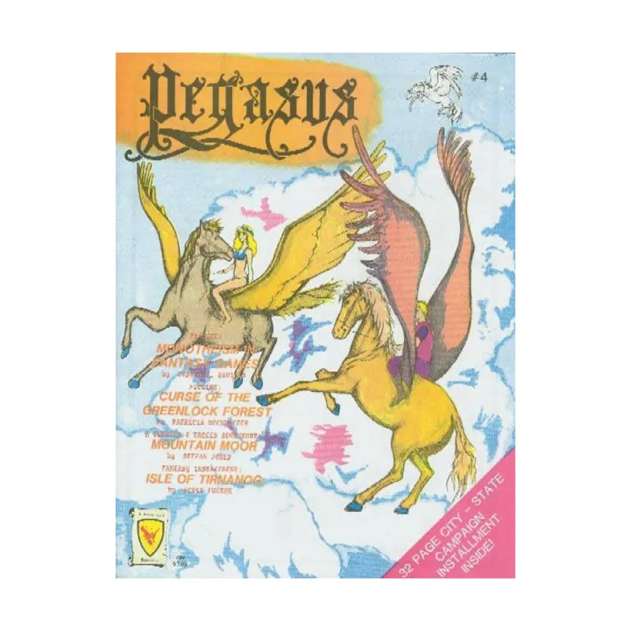 Журнал #4 "Tunnels & Trolls - Mountain Moor, Isle of Tirnanog Campaign Installment", Pegasus Magazine
Журнал #4 "Tunnels & Trolls - Mountain Moor, Isle of Tirnanog Campaign Installment", Pegasus Magazine
