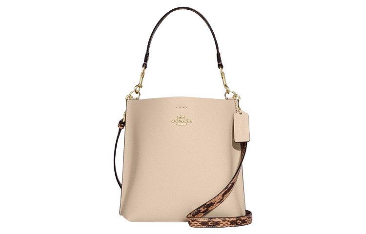 Сумка-ведро Mollie из кожи коровы, плечевая сумка, дамская сумочка Trumpets цвета слоновой кости белый COACH
Сумка-ведро Mollie из кожи коровы, плечевая сумка, дамская сумочка Trumpets цвета слоновой кости белый COACH