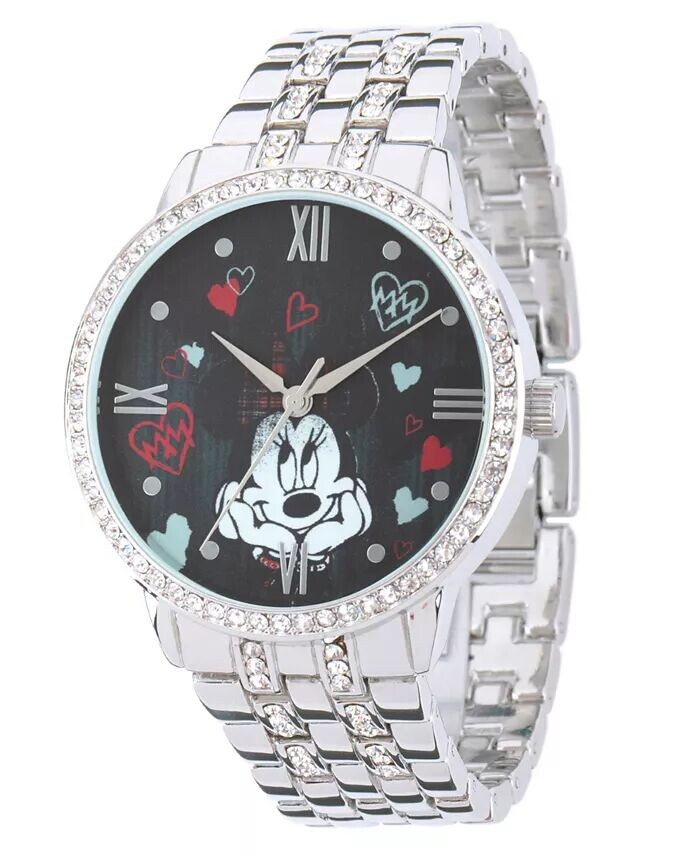 Часы Disney Minnie Mouse из серебряного сплава с блестками ewatchfactory, серебро
Часы Disney Minnie Mouse из серебряного сплава с блестками ewatchfactory, серебро