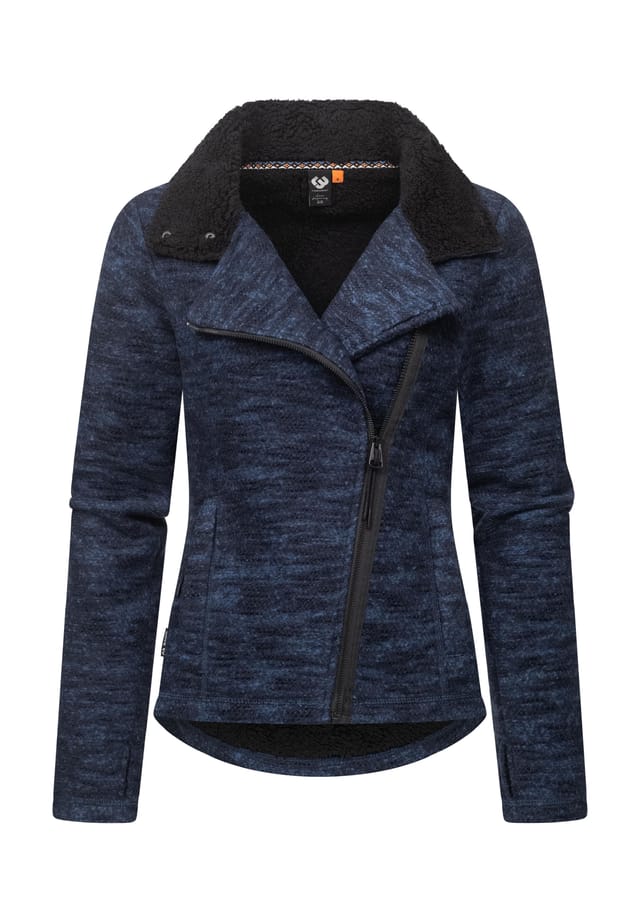 Вязаная флисовая куртка saskie меланж Ragwear, синий
Вязаная флисовая куртка saskie меланж Ragwear, синий