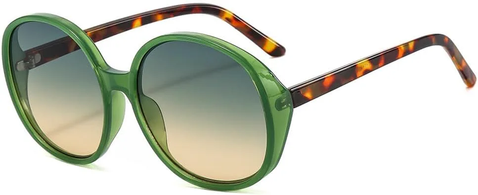 Солнцезащитные очки UV400 с большой круглой оправой и градиентным цветом, подходят для женщин и мужчин, для бега и занятий спортом на открытом воздухе UYPTK, Green
Солнцезащитные очки UV400 с большой круглой оправой и градиентным цветом, подходят для женщин и мужчин, для бега и занятий спортом на открытом воздухе UYPTK, Green