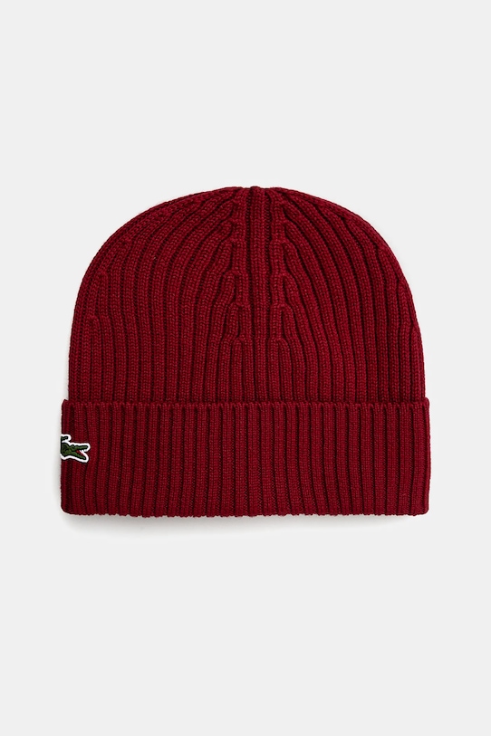 Шерстяная шапка Lacoste, бордовый
Шерстяная шапка Lacoste, бордовый